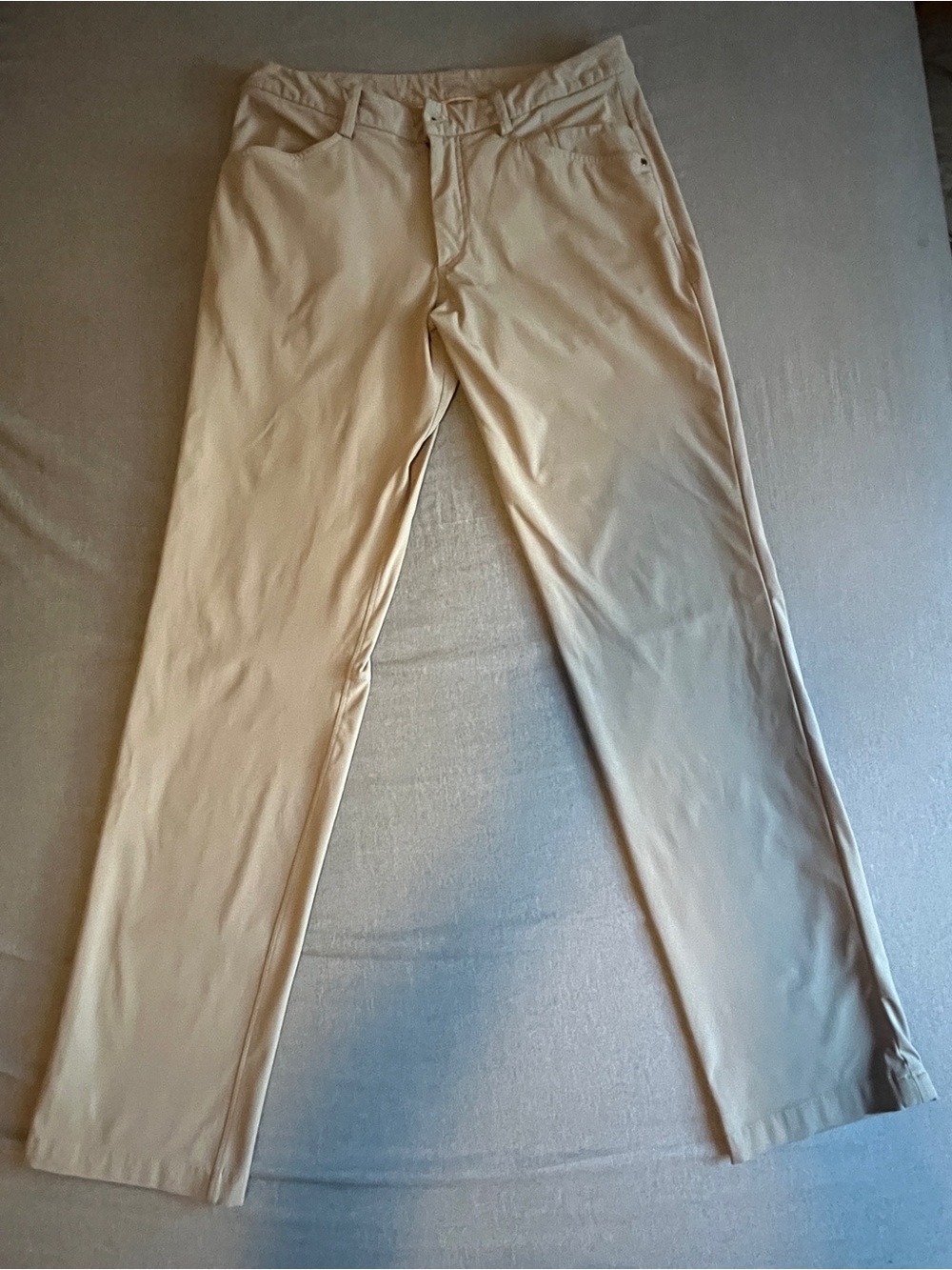 Lululemon Men's ABC Pant Slim Fit 5-Pocket Warpstreme Khaki Tan 32